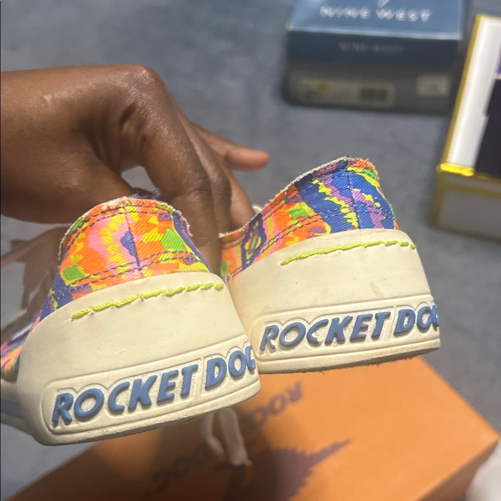 Rocket Dog Multicolor Patterned Sneakers - image 4